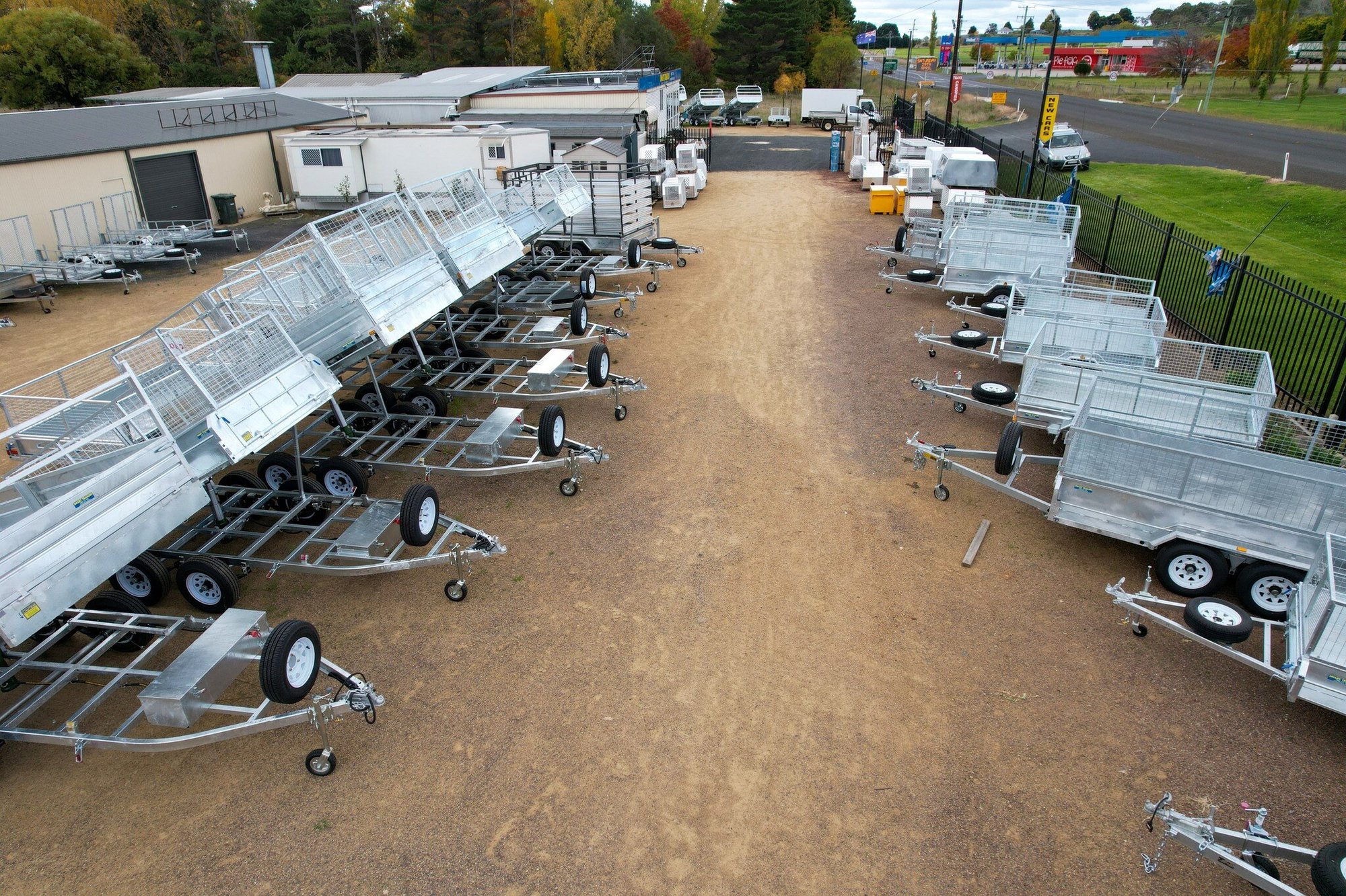 Lined up Tippers Glen Innes 2