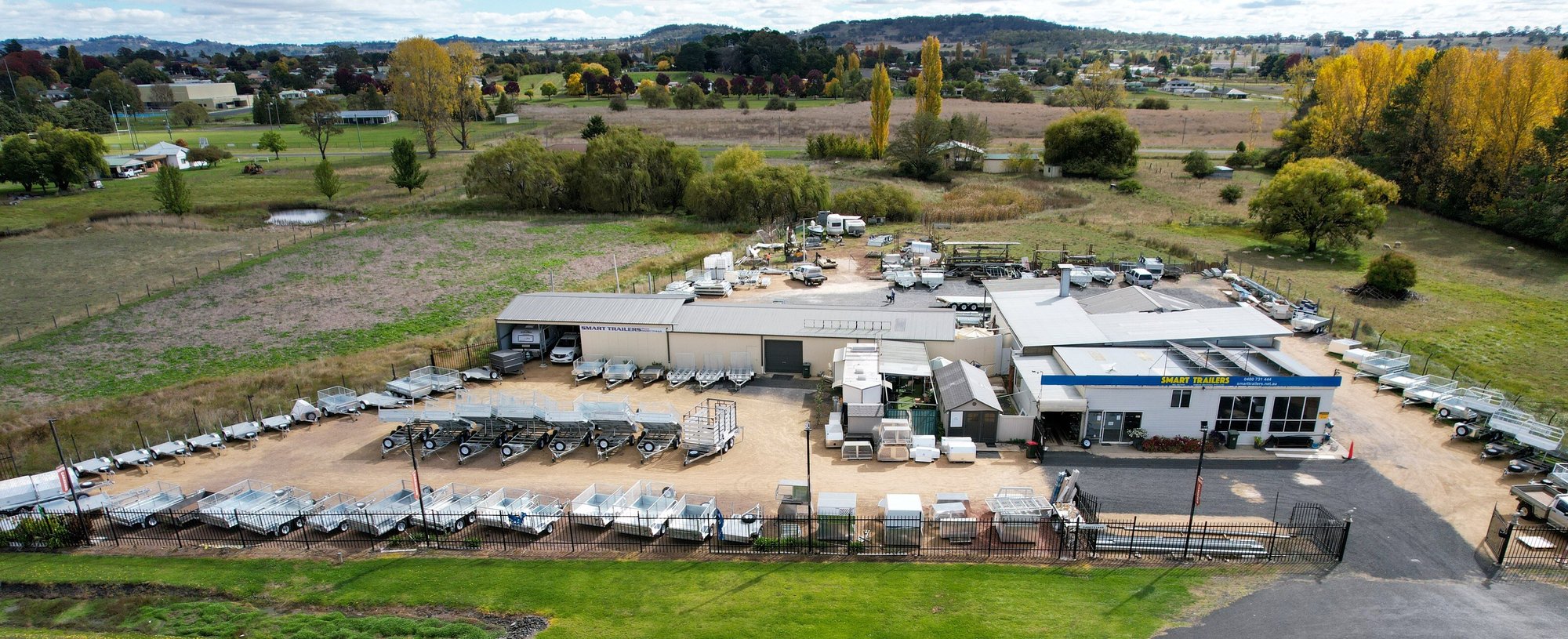 Skyview of Smart Trailers Glen Innes